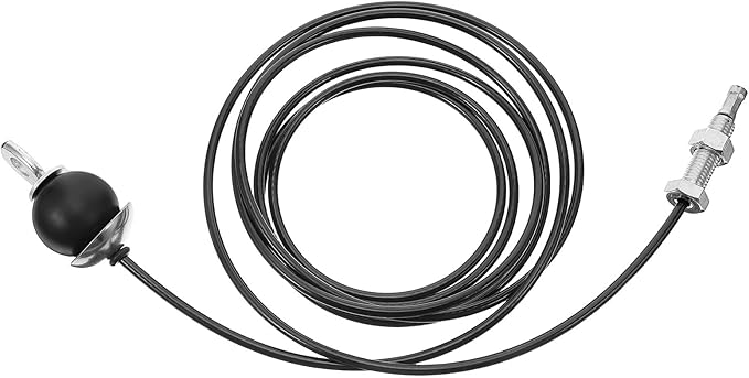 POPETPOP Fitness Pulley Cable Replacement 5mm Thick Steel Wire Rope with Limit Ball and Screw Gym Cable Attachment for Strength Training Home Exercise Equipment