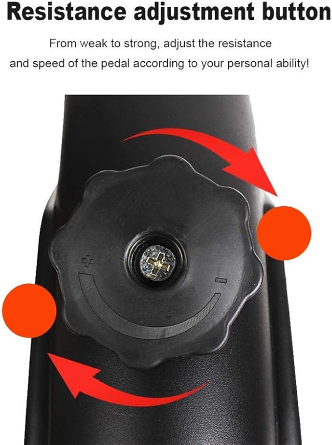 Pedal Leg Exerciser, Mini Equipment Exercise Bike for Elderly, Half-Length, Upper and Lower Limbs, Hand Legs