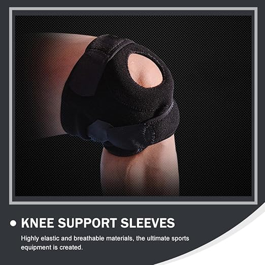 PRETYZOOM 2pcs Pressurization Knee Wraps Breathable Knee Support Sleeves for Basketball Cycling Climbing Sports Protective Joint Pads