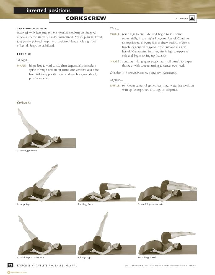 STOTT PILATES Manual - Complete Arc Barrel