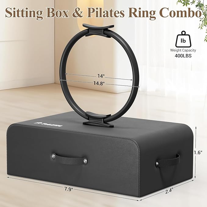 PAETA Pilates Reformer, 86" Foldable Reformer Pilates Machine for Home Use, with Dual Resistance- Springs and Cords, Pilates Equipment for Home Workouts with Jump Board, Up to 400 LBS