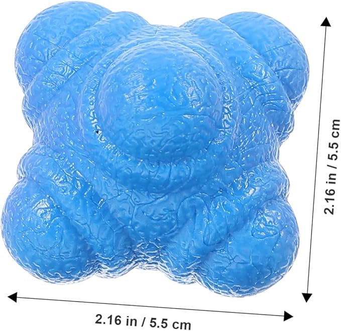 6Pcs Hexagonal Reaction Balls Fitness Agility Training Equipment for Sports Enhance Reflexes Hand Eye Coordination for Athletes Design