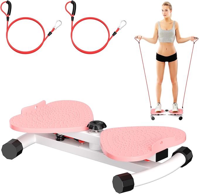 Waist Twister, Ultra-Quiet Ab Twister Machine with 330 lbs Weight Capacity Pilates Board for Women Belly Fat Loss, Noiseless Core Ab Exercise