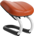 Meditation Bench: Kneeling Chair with Non-Slip Base - Soft PU Leather Stool - Adjustable Height Cushion for Prayer Home Studio Portable