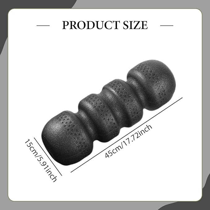 Colaxi Yoga Roller Massage 45cm Exercise Workout Portable Body Massage Tool Muscle Recovery for Arms Waist Home