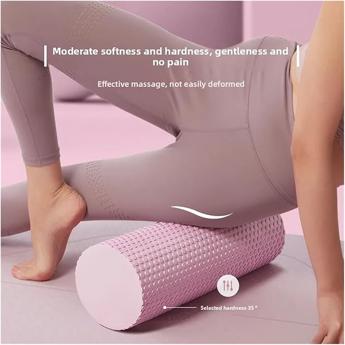 Yoga Foam Roller High Density For Pilates Yoga Muscle Massage And Fitness Sizes 30cm Diameter 10CM Unisex