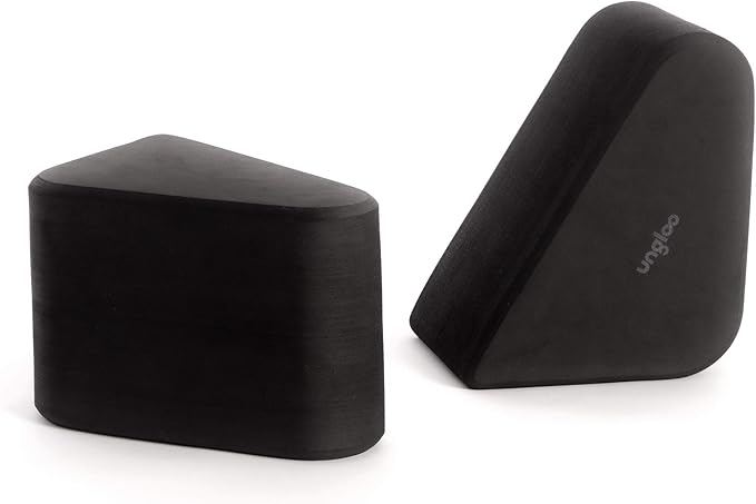 Ungloo Supportive Yoga Block Wedges for Seated Meditation – Elevates Knees, Reduces Hip Pressure, and Improves Cross-Legged Posture