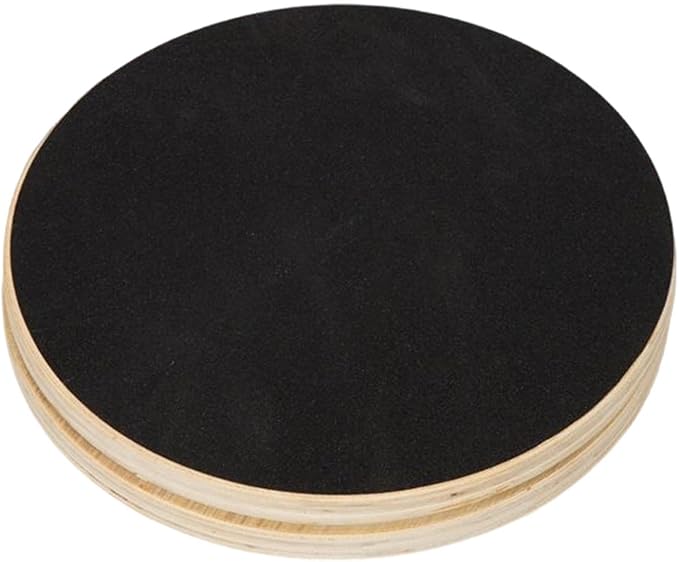 YIJU Ab Twist Board,Waist Twisting Disc Wood Anti Slip for Home Gym Compact Sturdy Full Body Workout Stomach Exercise Equipment