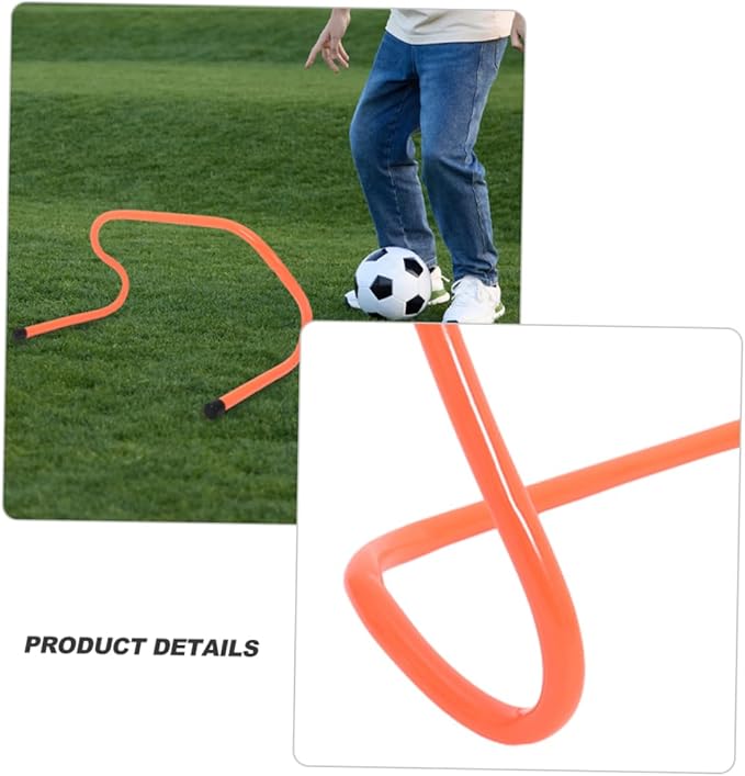 4pcs Agility Hurdles Plastic Training Barriers for Speed and for Soccer Football and Track Practice for Boys and Girls and Athletes