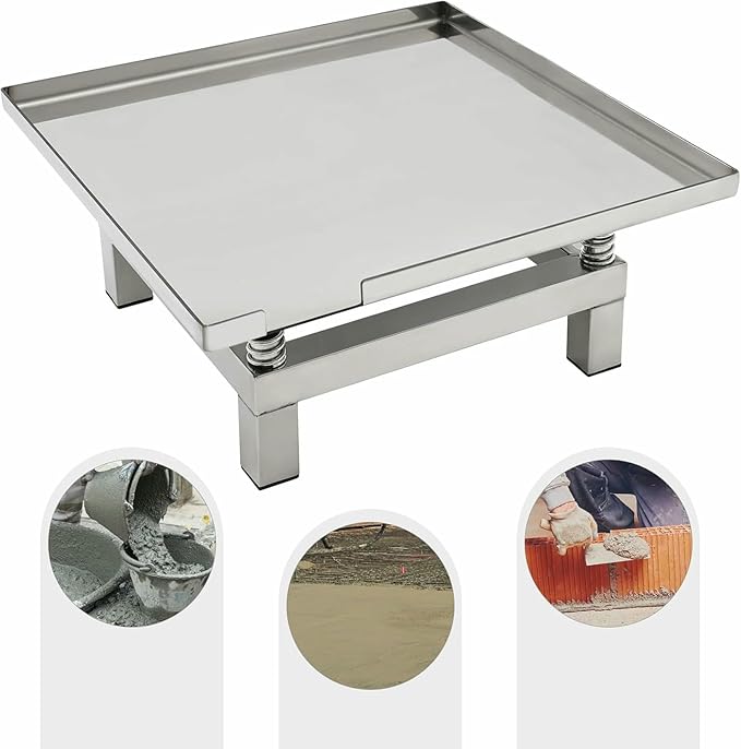 Concrete Vibrating Table, Vibration Test Bench Platform Stainless Steel Mini Vibration Table 110V