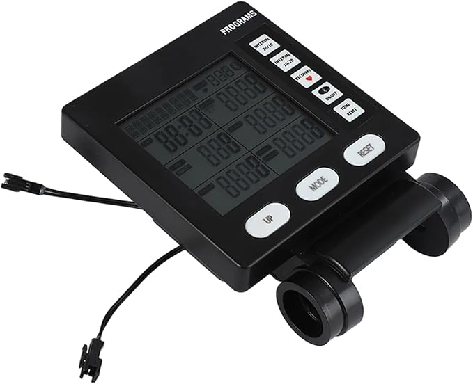 LCD Display Health Tracking Rowing Machine Counter Fitness Speedometer for Accurate Exercise Data and Health