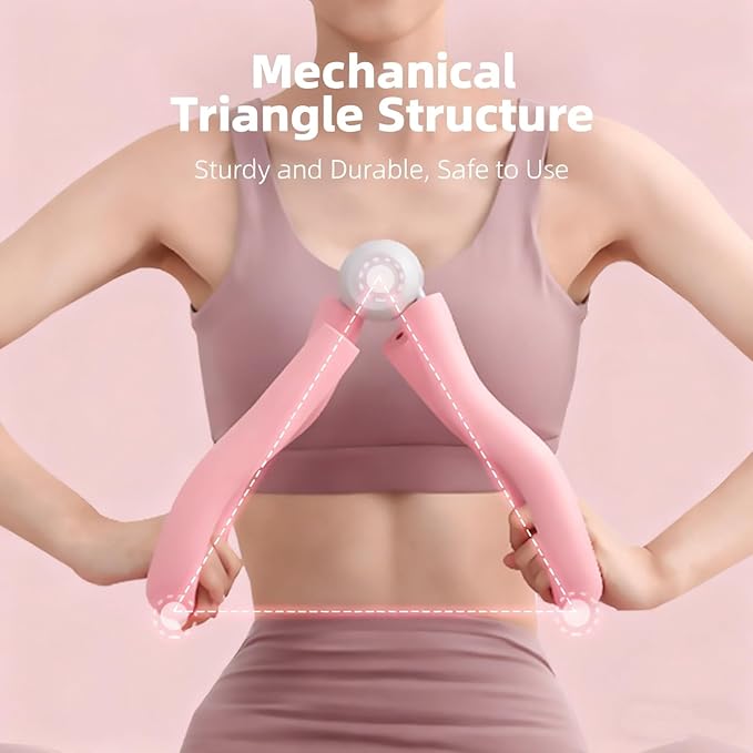 Multifunctional Pelvic Floor Muscle Trainer & Thigh Master, Women's Inner Thigh Exerciser for Yoga & Fitness, Portable Leg Slimming Device