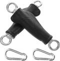 Vaguelly 2pcs Gym Cable Machine Handles Exercise Equipment Handles Heavy Duty Ergonomic Compact Grip Attachments for Home Workout and Strength Training
