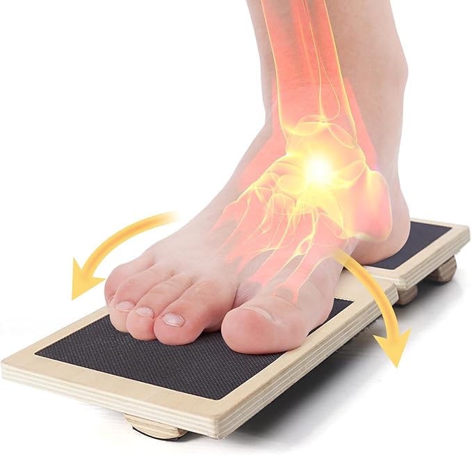 Ankle Balance Board – Stability Trainer for Rehabilitation, Basketball, Running, Yoga & Injury Recovery – Home Gym Equipment (Includes Workout Guide)