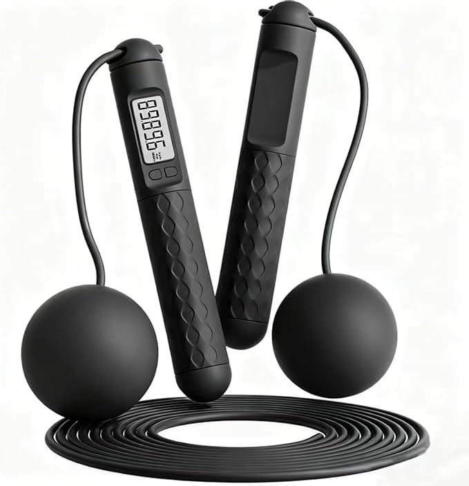Vibration Plate, Vibrating Fitness Platform with Jump Rope, Full Body Workout for Indoor, Fat Burner for Women