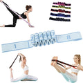 Fitness Resistance Band for Stretching and Yoga, Fashion Puller Exercise, Numbered Resistance Band with Handles for Arms, 8 Loops Elastic Exercise Bands for Yoga, Stretching, Fitness