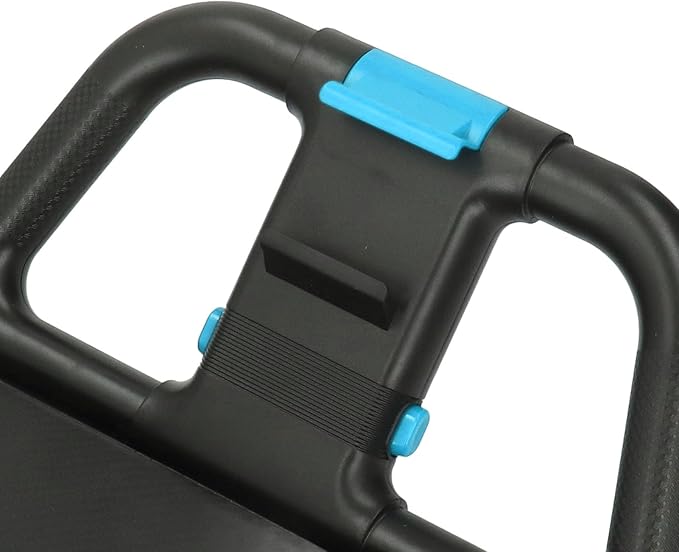 With 4 Wheels Automatic Rebound Abdominal Wheel For Core Workout, Foldable Elbow Support Full Body Workout,Abdominal Exercise Roller For Men And Women For Home Gym Black Blue