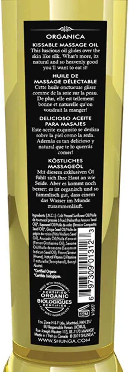SHUNGA Kissable Massage Oil ORGANICA