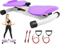 Waist Twister Machine Exercise, Ab Twister Board for Slim Waist and Core Ab Exercise, Noiseless Ab Machine with 300 lbs Weight Capacity, Home Gym Workout Equipment for Women Men