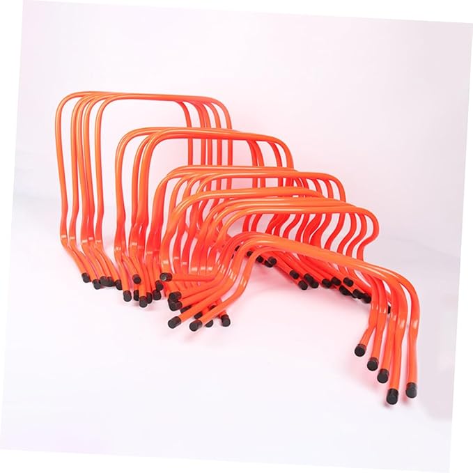 2pcs Wear-Resistant Plastic Speed Agility Training Hurdles 15cm for Soccer and Athletic Conditioning