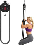 Endless Rope Trainer, Portable Cable Pulley System, Adjustable Tricep Rope Attachment, 30kg Max Resistance, Full Body Workout & Strength Training for Grip,Arms,Back,Body Coordination Exercises