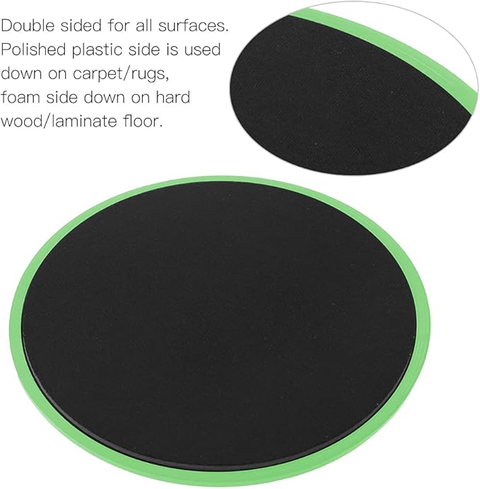 Fitness Sliding Disc Workout Equipment Core Slider Exercise Training Disks for Home Gym Street Workout ABS Material Pink Black Red Blue Green Orange 2 Pack