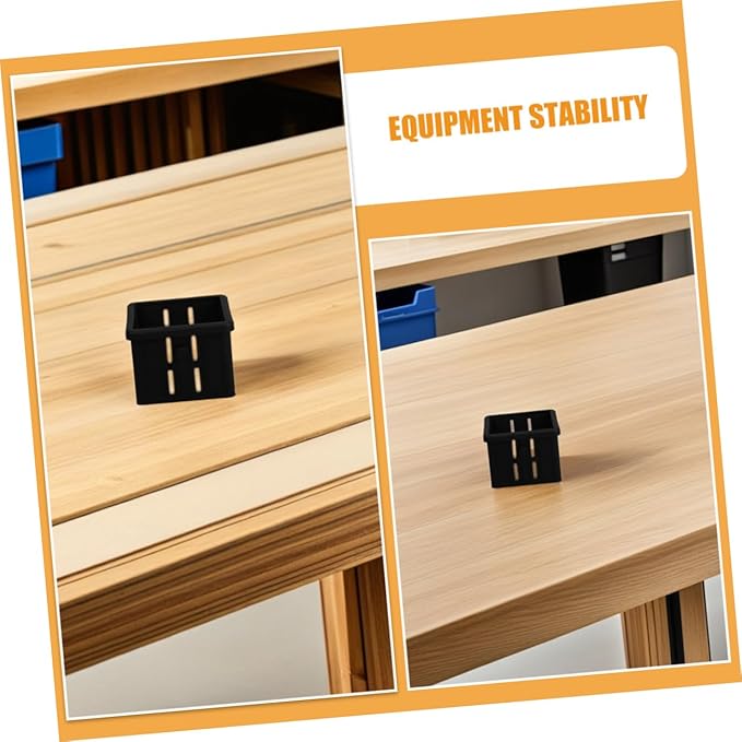 Milisten Hollow Square Tube Sleeve Insert 8pcs Precision Machined Glide Adapter for Fitness Equipment 60mm to 50mm Conversion Inner Tube Protector for Stability and Noise Reduction
