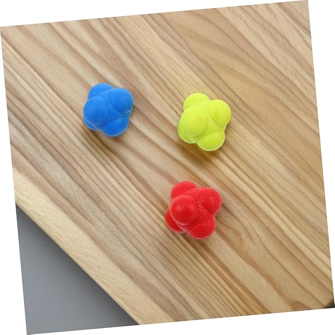 6pcs Reflex Training Balls Set for Hand Eye Coordination Sturdy Reaction Balls for Sports Training for Basketball Tennis and Kids Games