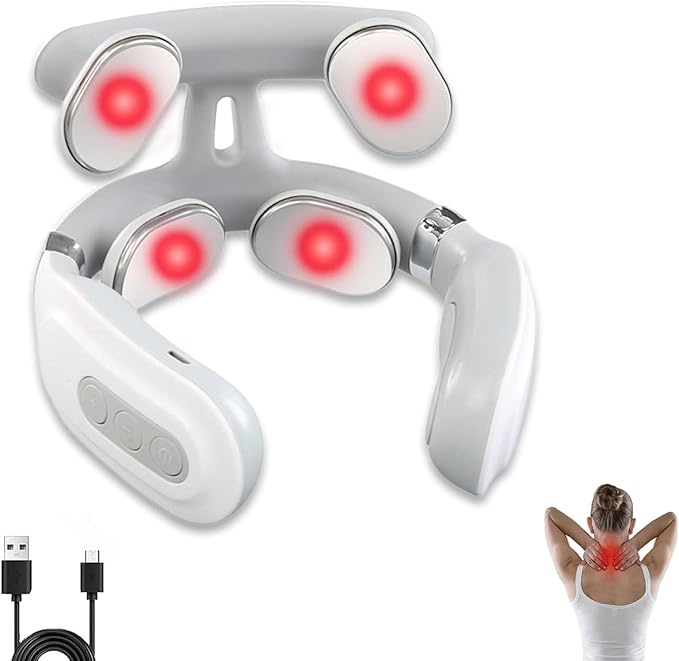Vitality Magic Pro 2.0 Neck Relaxation Device - Portable Massager with Heat & Vibration Modes