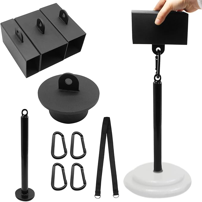 Iron Pinch Block Grip Strength Set with Loading Pin Workout Rock Climbing Power Finger Forearm Hand Strength Training Strengthener Equipment for Home Gym