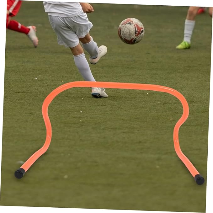 Toyvian Agility Hurdles 4pcs 15cm Plastic Speed Training Hurdles for Football Soccer Agility Drills Youth Sports Training Equipment
