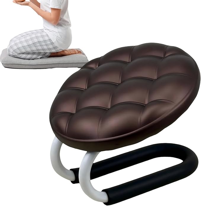 Meditation Bench Stool – Ergonomic Sitting Cushion, Portable Kneeler Chair, Comfortable Relaxation Seat, Durable Yoga Accessory | Zen Mindfulness Practice Support, Perfect Kids Adults Seniors Use