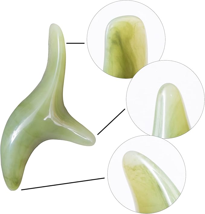 Broman Reflexology Tool - Trigger Point Massage Tool, Perfect for Full Body Massage, Ideal as Foot Massager and Hand Massager, Small Yet Mighty, Emerald-Color