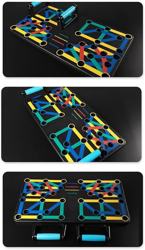 Pushup Board 25 in 1 | Perfect Push Up Board | Push Up Bar Handles | Multi-Functional Pushup Board Fitness Floor | Strength Training Equipment | Home Workout Equipment | Perfect Choice for Daily Gifts