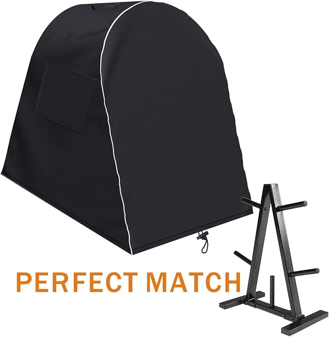 Strength Training Plate Tree Cover, Barbell Weight Rack Cover, For Home Gym CAP Triangle Barbell Weight Rack, Strength Training Tree Weight Plate Rack (Cover Only)