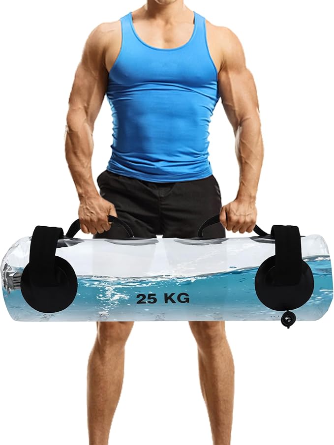 Water Weights Aqua Bag for Workout 55lbs, Workout Sandbag Alternative Strength Training Sand Bag Portable Stability Fitness Equipment