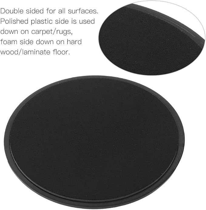 Fitness Sliding Disc Workout Equipment Core Slider Exercise Training Disks for Home Gym Street Workout ABS Material Pink Black Red Blue Green Orange 2 Pack