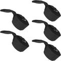 YARNOW 5pcs Resistance Bands Door Anchor Straps Black Portable Fitness Band Door Clip for Home Workout and Strength Training Equipment Attachments