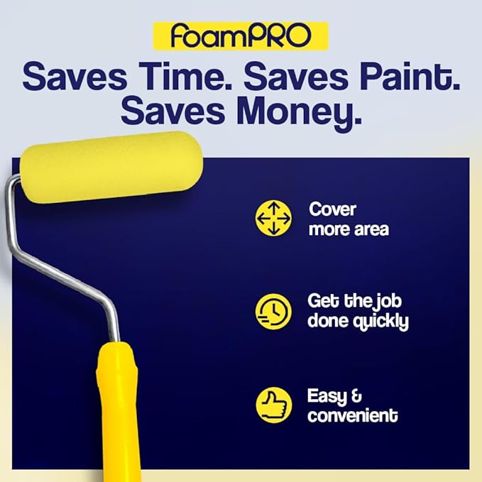 Foampro 64 Foam Paint Roller, Pack of 1