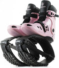 FIT BOOTS for Women Exercise - Premium Moon Shoes for Jumping, Kangaroo Shoes for Training, Cardio & Fun, Joint-Friendly, Rebounder Jumps Boots for Adults & Kids, Bouncy Workout (Women-Pink)