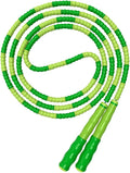 Leeboom Jump Rope, Adjustable Length Tangle-Free Segmented Soft Beaded Skipping Rope, Fitness Jump Rope for Kids, Man, and Women Weight Loss 9.2 Feet
