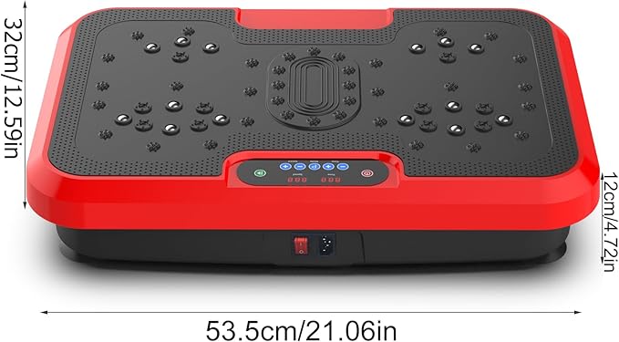 Vibration Plate Exercise Machine – Full Body Vibration Platform for Weight Loss, Lymphatic Drainage & Muscle Toning – Home Fitness Equipment with Remote