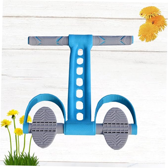 Home Fitness Pedal Resistance Trainer for Leg Workouts Portable Stretch Board for Men and Women for Ages Comfortable Handles for Easy Use