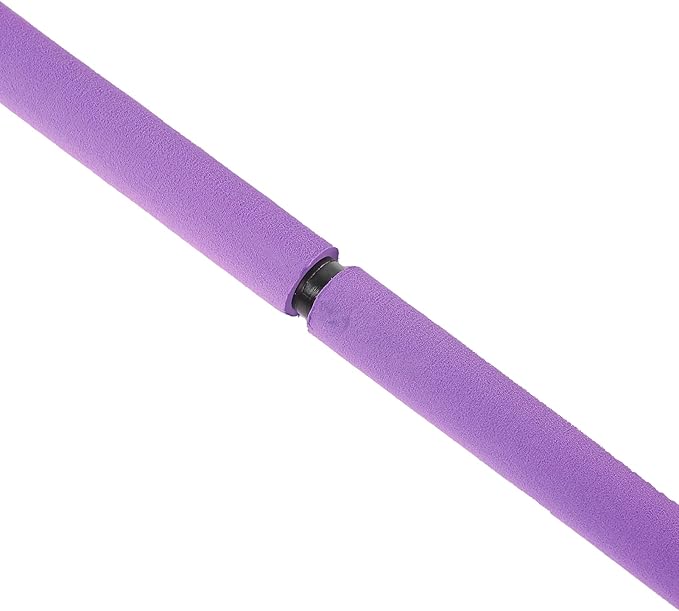 3 Sections Pilates Bar, Pilates Exercise Stick with 2 Tension Straps, Detachable Yoga Pull Rods for Full Body Workout, Home Gym Fitness Equipment for Men and Women