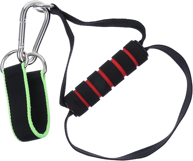 Resistance Band Handle and Fitness Training Grip, Sturdy Dual-use Pull-up Handle for Home Gym Equipment, Non-Slip Workout Strap Attachment for Strength Training and Exercise