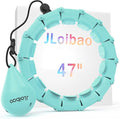 Weighted Hula Circle with 24 Links for Adults Weight Loss, Infinity Fitness Hoop Plus Size, for Women Smart Exercise Equipment