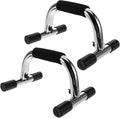 Milisten 2pcs Push up Stands Steel I-beam Handles Non-skid Stability Workout Equipment for Men Women Home Strength Training Fitness