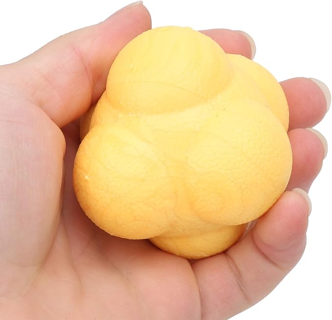 Reaction Ball, Hex Bounce PR Coordination Reflex Exercise Sports Fitness Training Ball 3pcs
