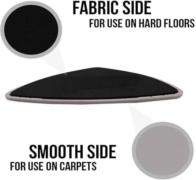 2 x Dual Sided Gliding Discs Core Sliders by: TreadLife Fitness