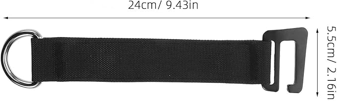 Fitness Pull up Hooks and Sandbag Hanging Strap, Heavy-Duty Black Metal Gym Equipment Accessory for Home Workout, Punching Bag and Swing Suspension, Strength Training Attachment